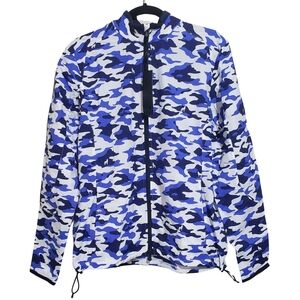 Greyson Camo Scape Trailwolf Jacket Lightweight Men Medium Cobalt Blue 🐺
